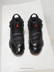 Jordan 6 Rings Sneakers Black Red