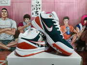 Nike Basketball Sneakers White Dark Blue Red