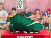 Nike Flight Basketball Sneakers Green Yellow Black