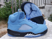 Jordan 5 University Blue High-Top Sneakers