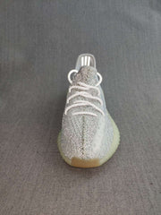 Yeezy 350 V2 Knit Sneakers Silver and White