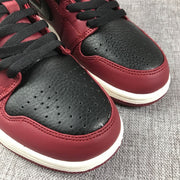 Jordan Air Jordan 1 Mid Sneakers Burgundy Black White