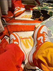 A Bathing Ape BAPE STA Low Sneakers White Orange