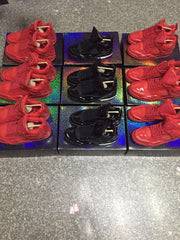 Jordan 4 Red Patent Leather Sneakers 719864 600