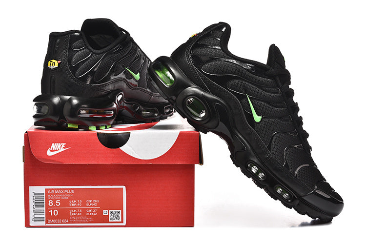 Nike Air Max Plus Sneakers Black and Volt