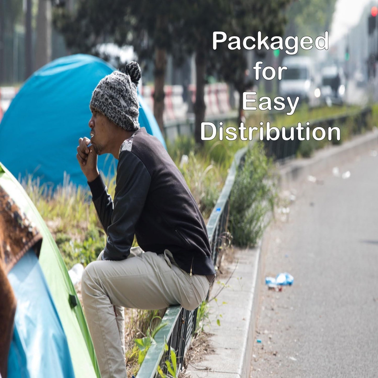 100 Pack 5 Piece Travel Size Oral Hygiene Dental Kits Containing Toothbrush, Toothpaste, Toothbrush Cover, Dental Floss Picks and Reusable Pouch Each for Homeless & Charity Donation