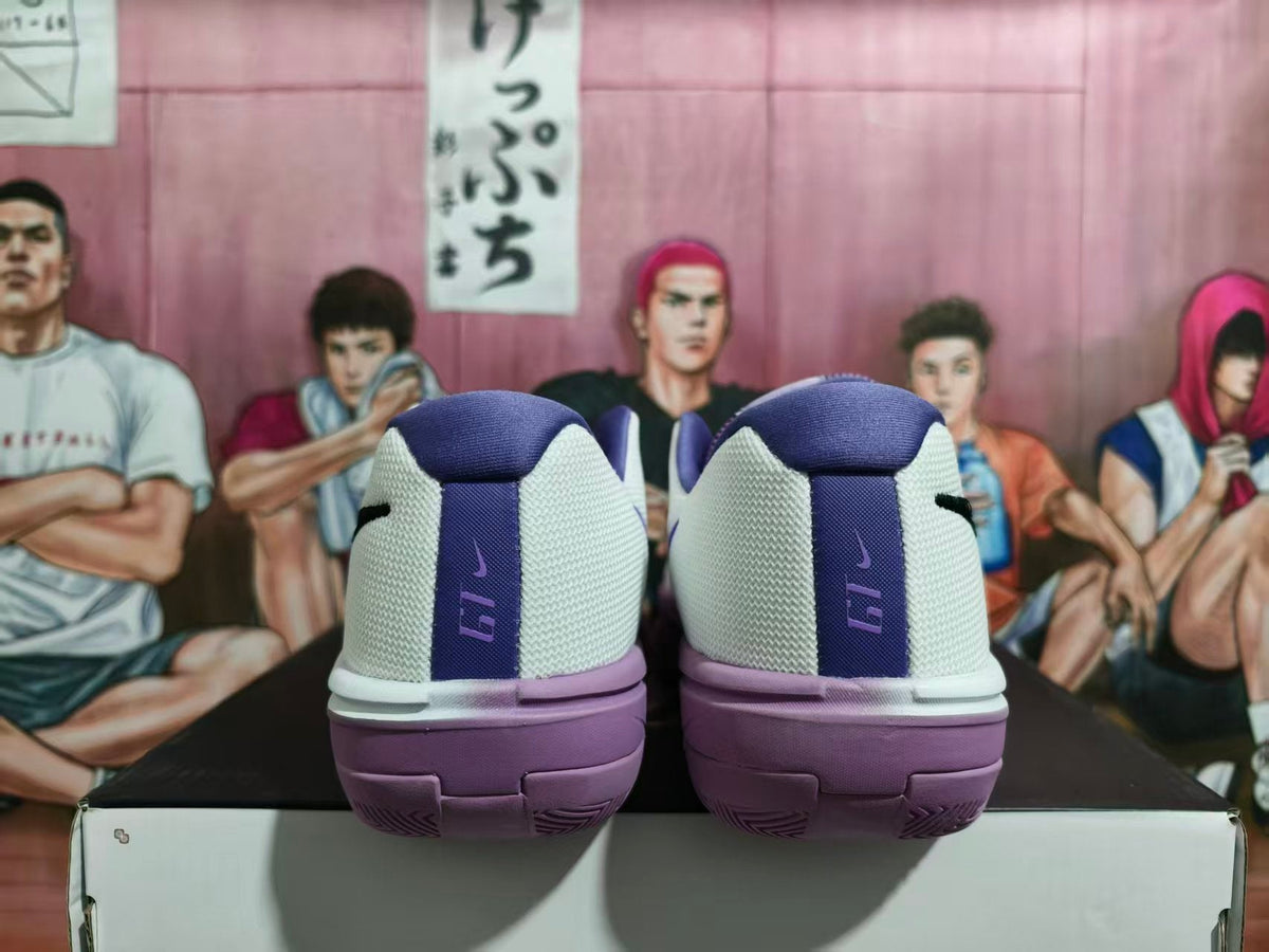 Nike Basketball Shoes White and Purple