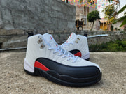 Jordan Air Jordan 12 White Black Red High-Top Sneakers