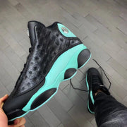 Jordan Air Jordan 13 Island Green Sneakers Black and Green