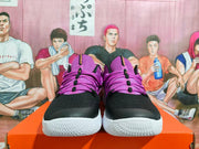 Nike Zoom Basketball Shoes in Purple, Black and Orange