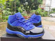 Jordan 11 Retro High Sneakers in Blue and Black