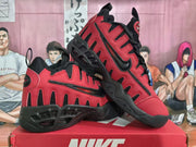 Nike Air More Uptempo Red and Black Sneakers