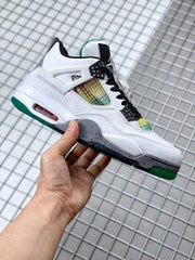 Jordan Air Jordan 4 Do the Right Thing White Green Sneakers