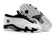 Jordan 14 Low Sneakers in White and Black