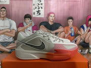 Nike Basketball Sneakers Gray and Red