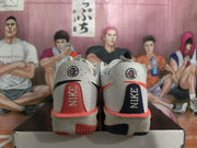 Nike Mismatched Basketball Sneakers White Black Red