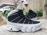 Jordan Air Jordan 9 Black Grey Silver High-Top Sneakers