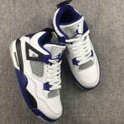 Jordan Air Jordan 4 White Black Blue Sneakers