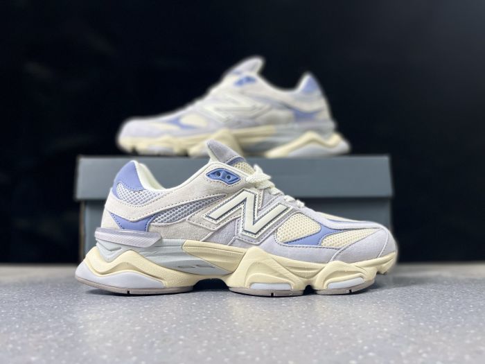 New Balance 9060 Sneakers in Lavender and Cream (U9060EEL)