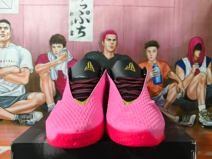 Nike LeBron 12 Basketball Shoes in Pink and Gold