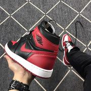 Air Jordan 1 High-Top Sneakers Black Red White