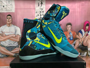 Nike Kobe 9 Elite High Basketball Shoes Blue Volt
