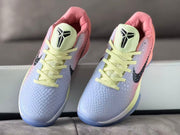Nike Kobe 6 Brunson PE Basketball Sneakers Pink Blue