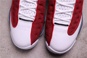 Air Jordan 13 Red Flint Sneakers - Red, Gray and White
