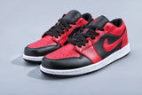 Jordan 1 Low Black Red White 001 Sneakers