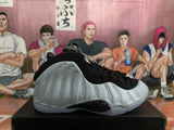 Nike Air Foamposite One White and Black Basketball Sneakers