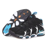 Nike Air More Uptempo Black White Blue Sneakers