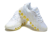 Nike Air Max White and Yellow Sneakers