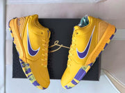 Nike Kobe 4 Basketball Sneakers Yellow Purple