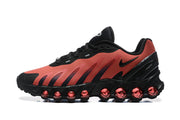 Nike Red and Black Running-Style Sneakers