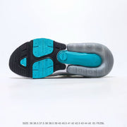 Nike Air Max 270 White Black Turquoise Sneakers IO9883-103