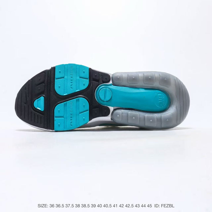 Nike Air Max 270 White Black Turquoise Sneakers IO9883-103