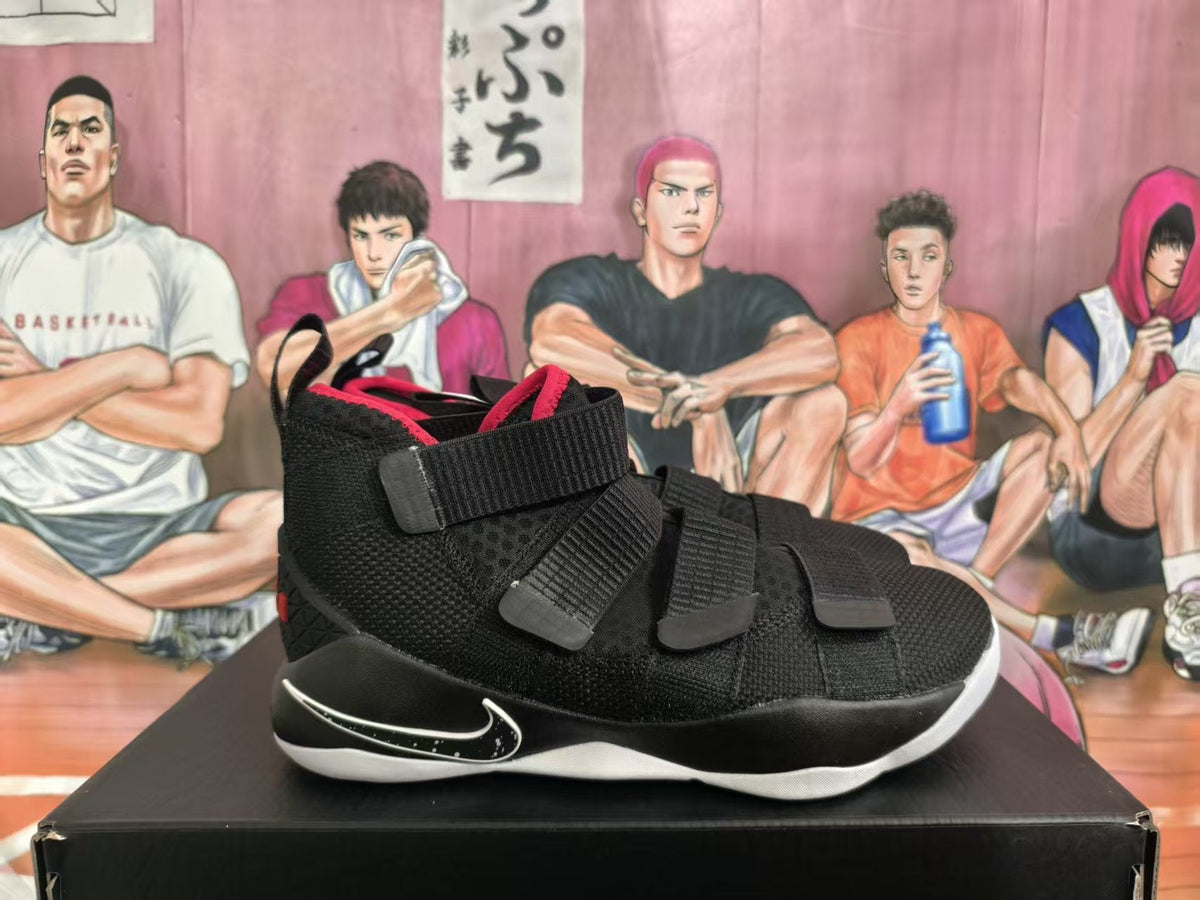 Nike LeBron Basketball Sneakers Black Red