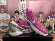 Nike Zoom Basketball Sneakers Pink Silver