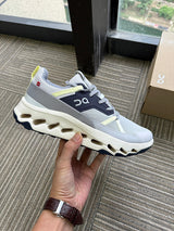 On Running AP-6 Sneakers Gray and Yellow