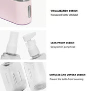 All-in-One Travel Toiletry Bottles Set – Leak-Proof, TSA Approved, BPA-Free