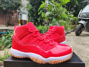Jordan 11 Red High-Top Sneakers