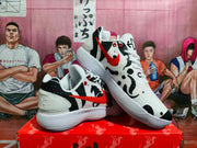 Nike Zebra Print Sneakers White Black Red