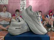 Brooks White Running Shoes