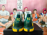 Nike Zoom LeBron 4 White Green Yellow Basketball Shoes