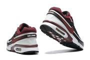 Nike Air Max 90 Black Burgundy White Sneakers