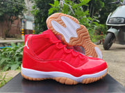 Jordan 11 Red High-Top Sneakers