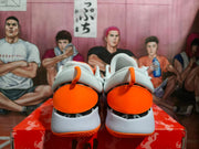 Nike Zoom Basketball Shoes Orange Gray White