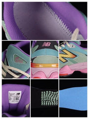 New Balance 9060 WRB Sneakers in Mint and Pink