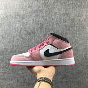 Jordan Air Jordan 1 Mid Pink White Black 852542-801