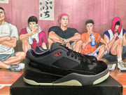 Jordan Black and Grey Low-Top Sneakers